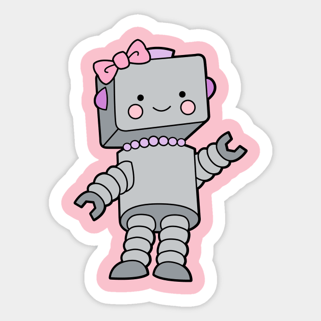 She's Too Cute To Compute Sticker by LuxCups